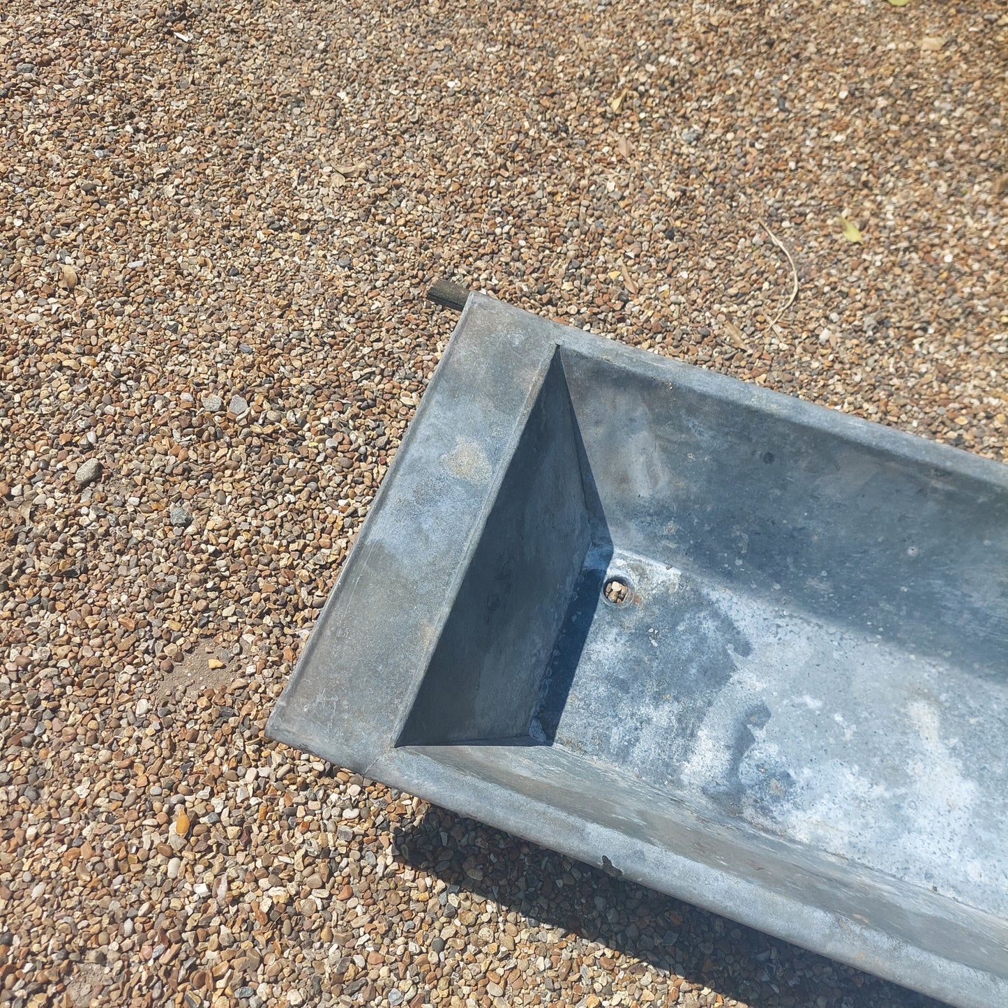 Metal sink ideal as a planter