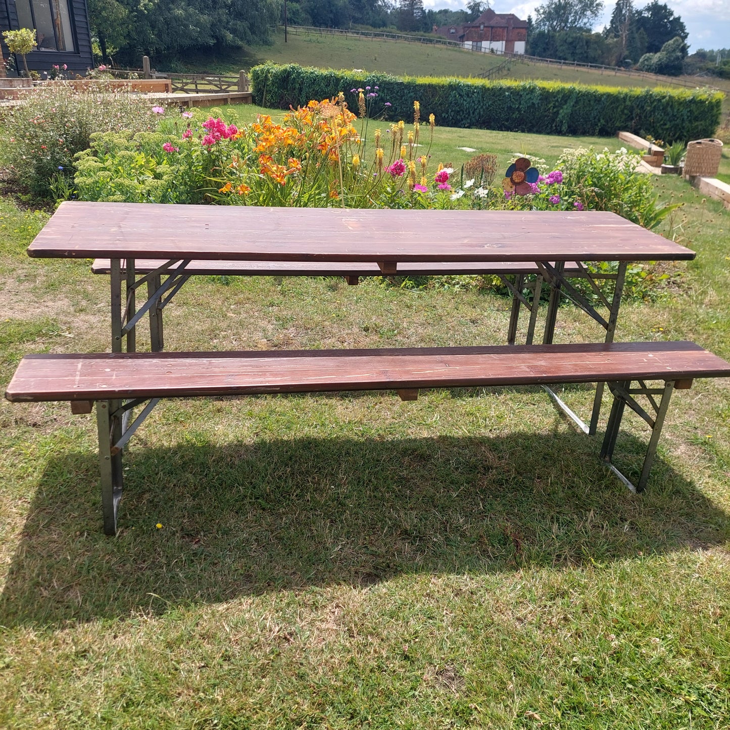Party Beer Table and Benches for hire
