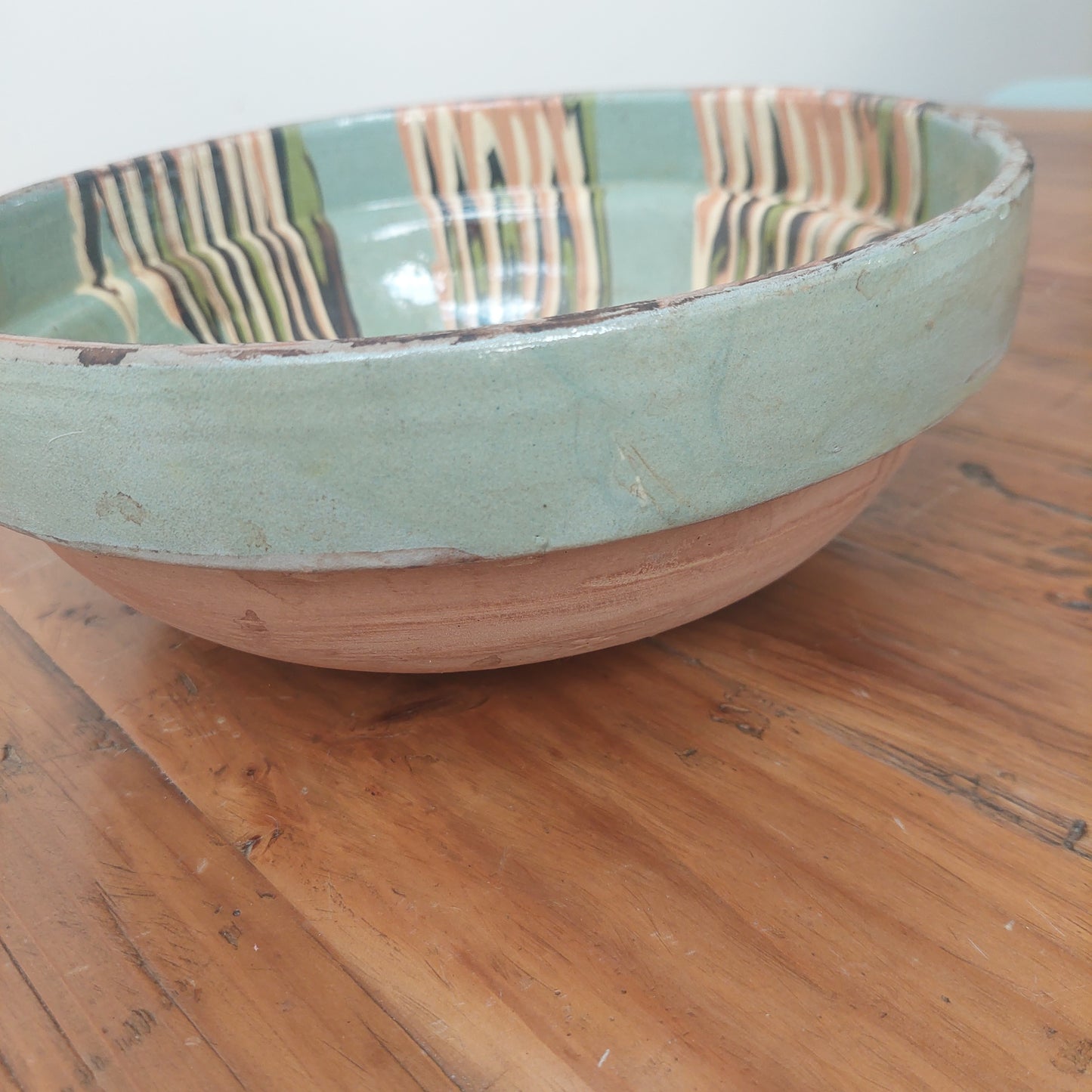 Hungarian Glazed hand made bowl, salad bowl, fruit bowl