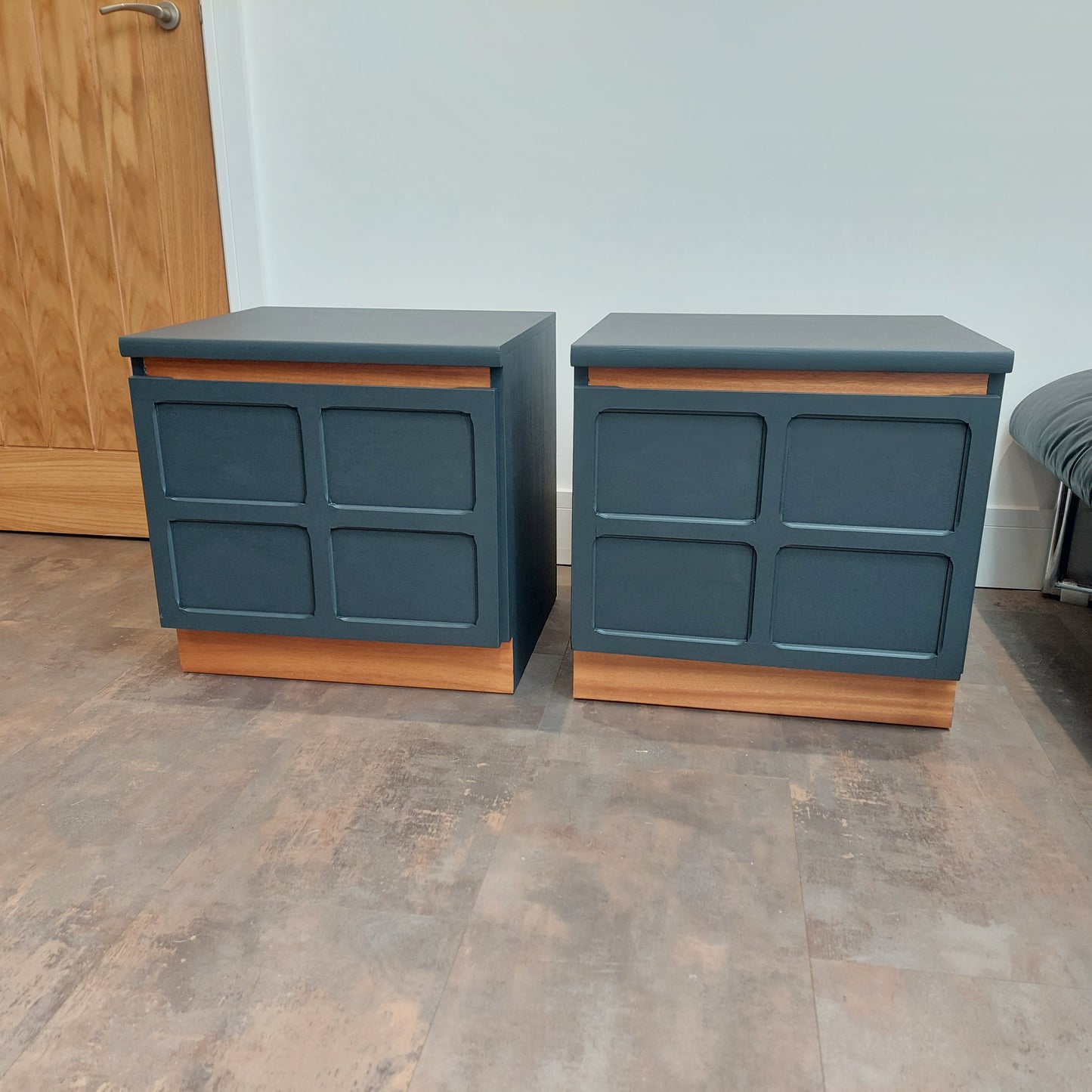 Retro Nathan Square Side Tables, Pot Cupboards, Lamp Tables