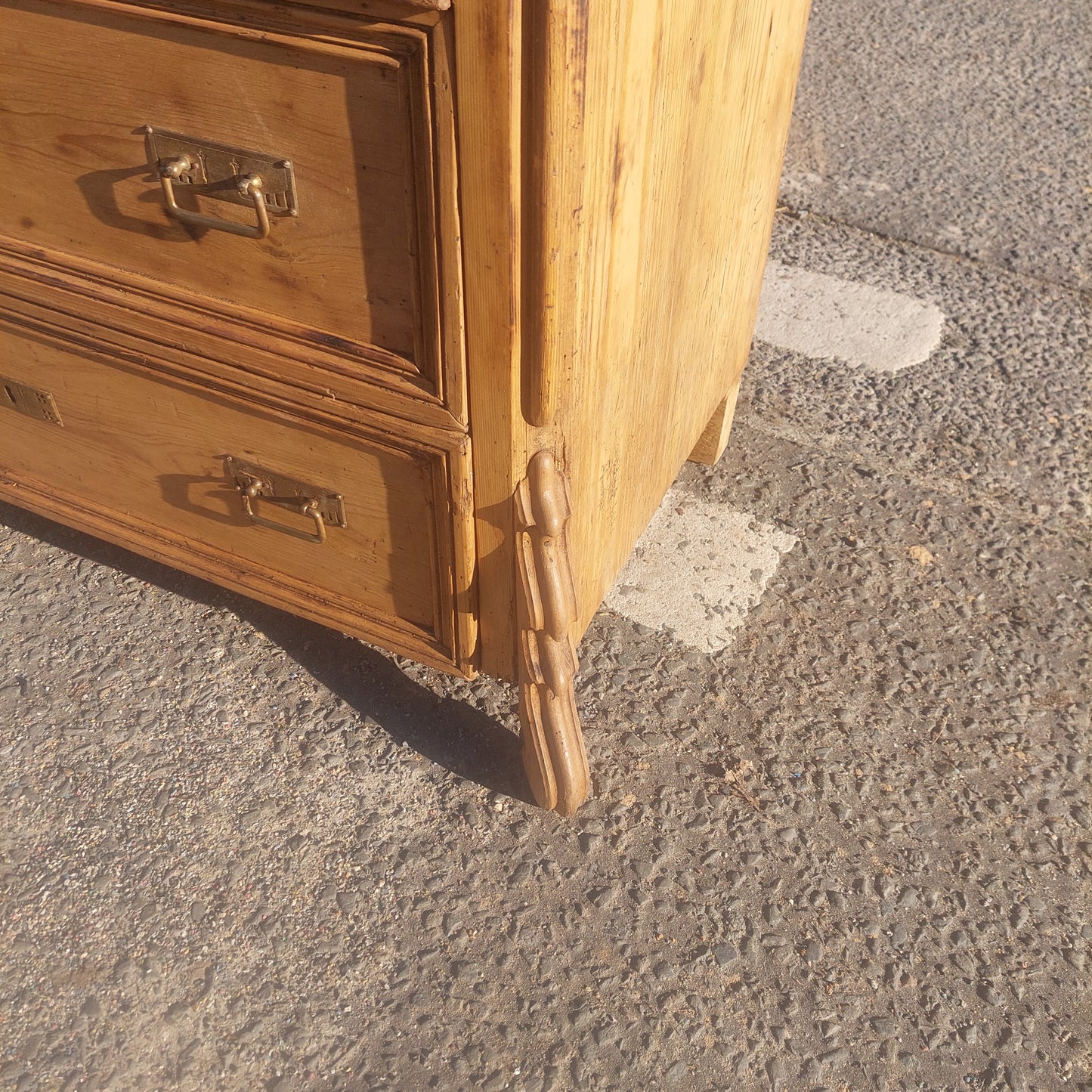 Antique Pine Chest of Drawers 3 Drawer