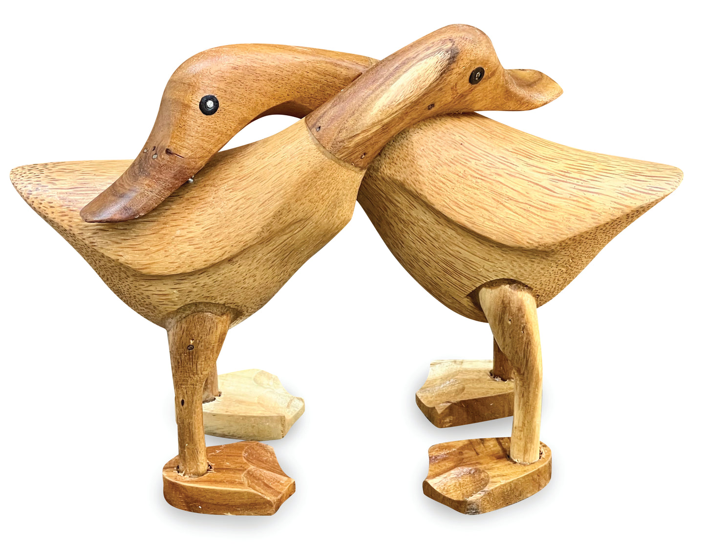 Wooden Hugging Ducks, hand made, perfect gift