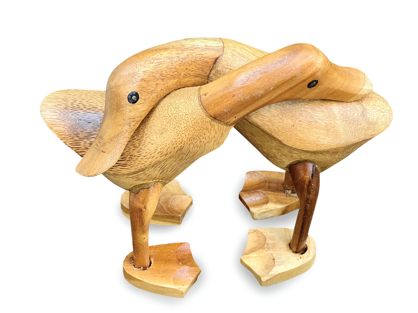 Wooden Hugging Ducks, hand made, perfect gift