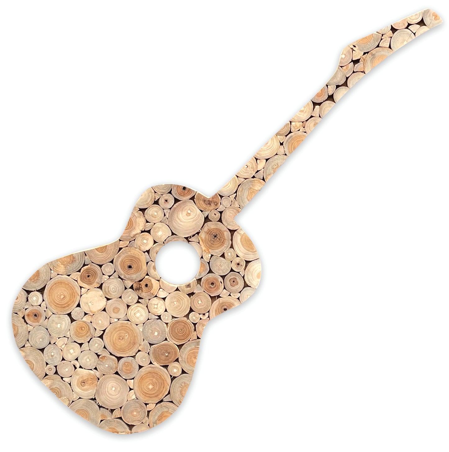 Root Hanging Guitar Wall Art Ornament