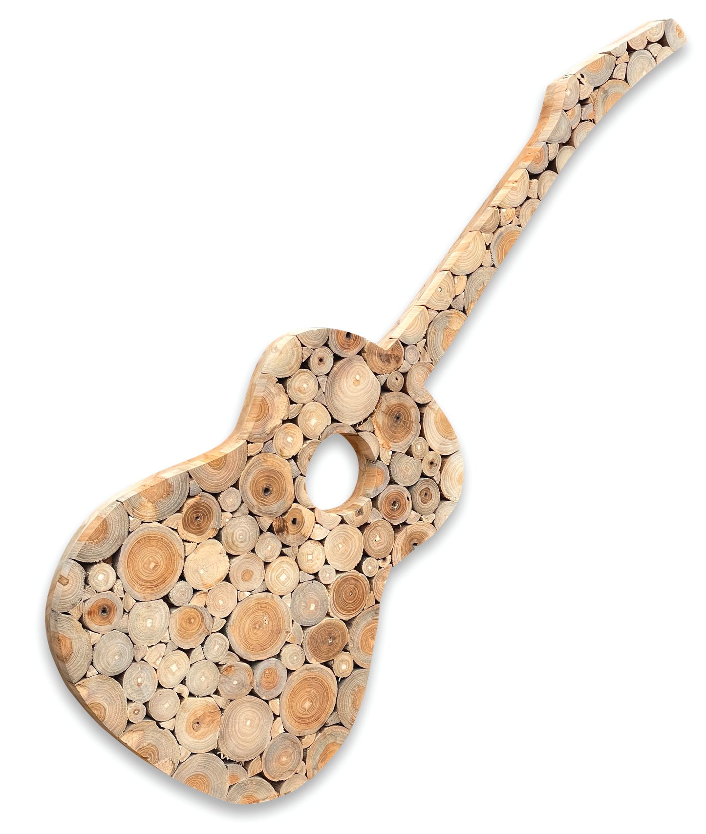 Root Hanging Guitar Wall Art Ornament