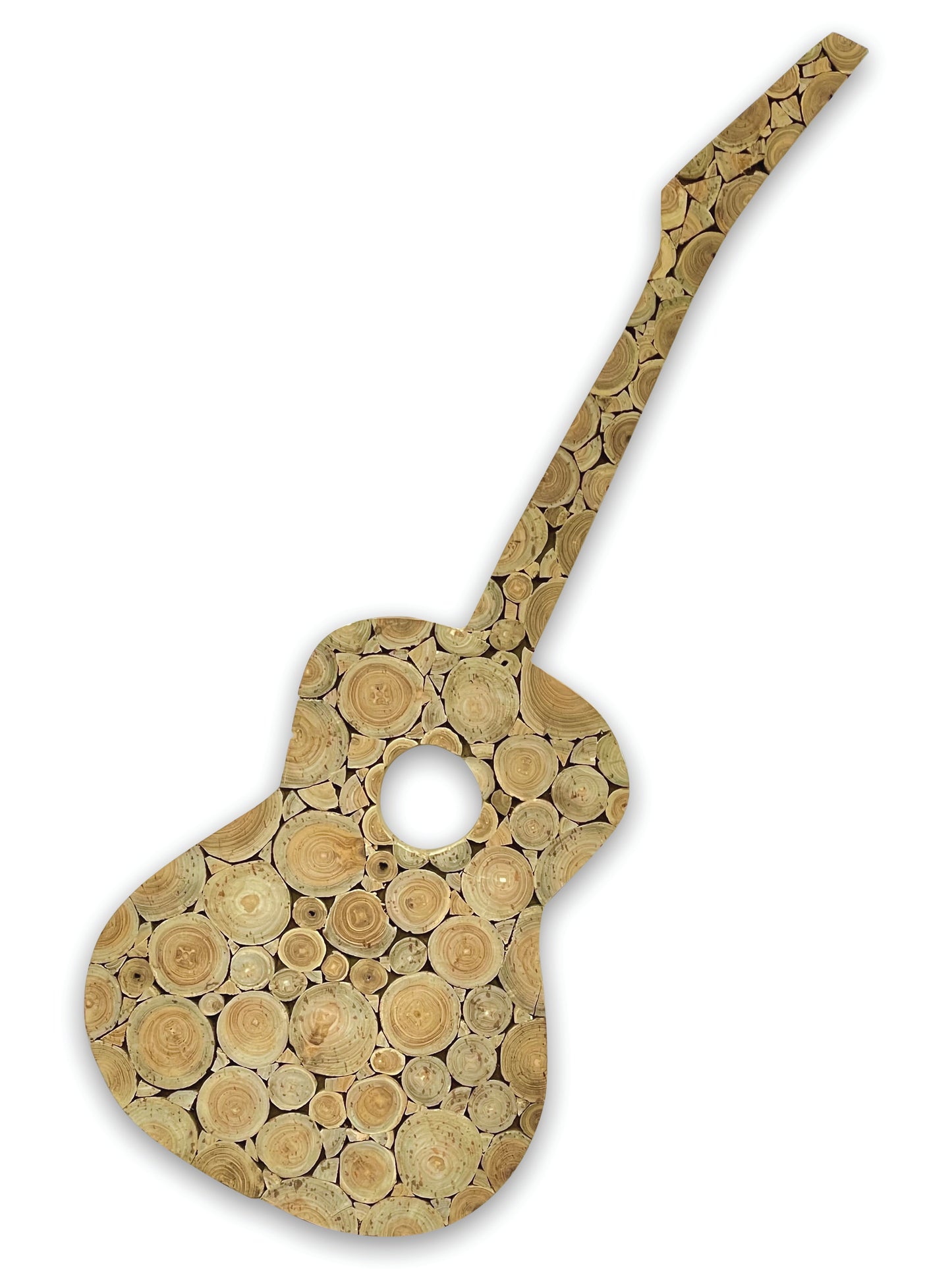 Root Hanging Guitar Wall Art Ornament