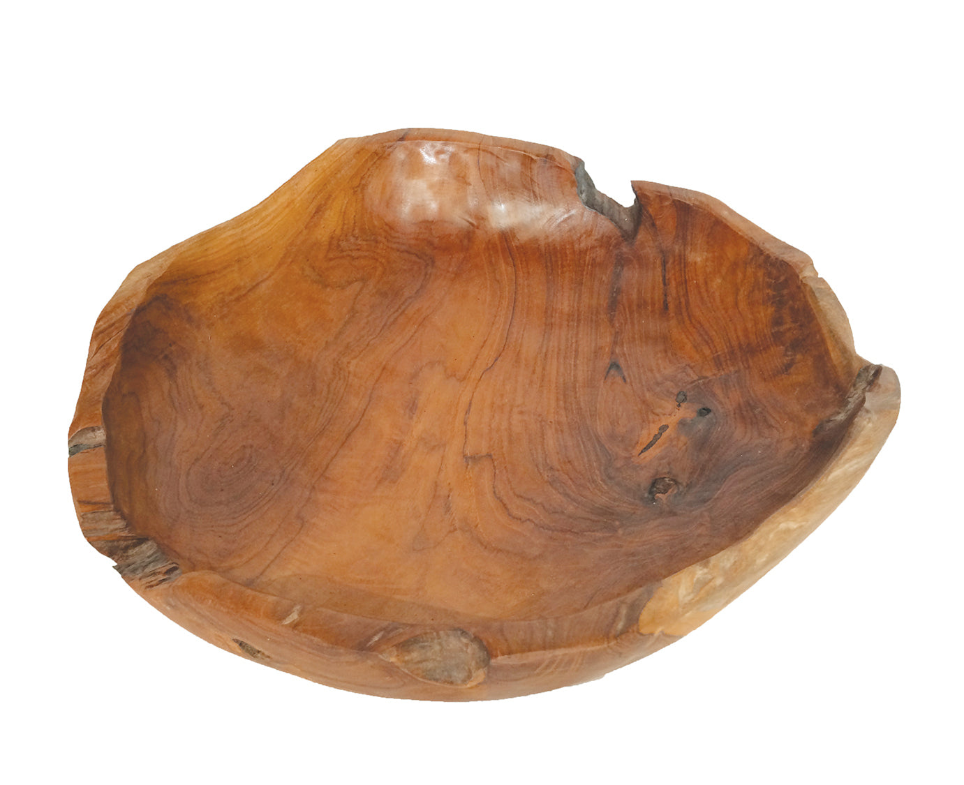 Large Wooden Bowl / Wooden Bowl / Fruit Bowl / Rustic Teak Root Bowl /Handmade Bowl / Large Bowl / Wood Dish / Bowls