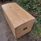 Antique Pine Blanket Box with Dome Top 19th Century
