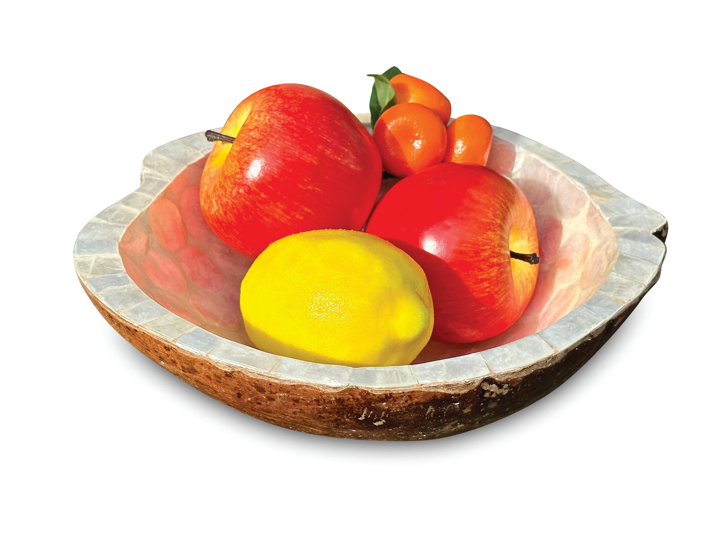 Mother of Pearl Inlay Coconut Shell Bowl