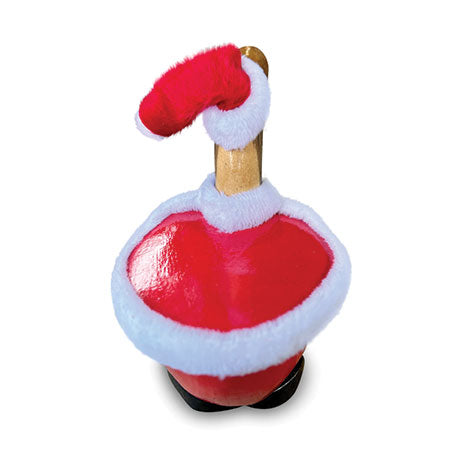 Waddling Santa Christmas Wooden Duck