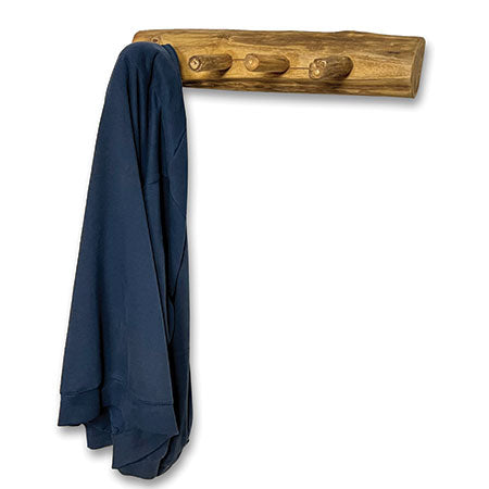Log Coat Hanger made from Teak Wood