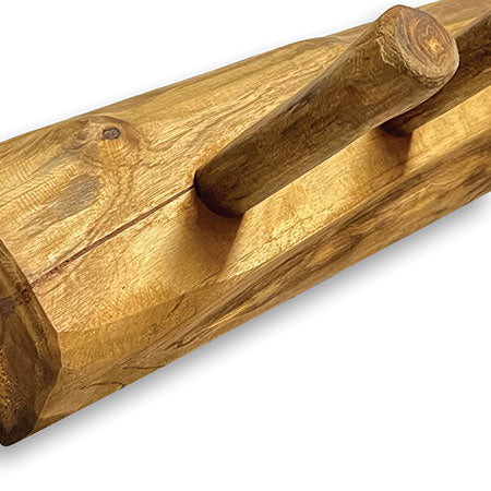 Log Coat Hanger made from Teak Wood