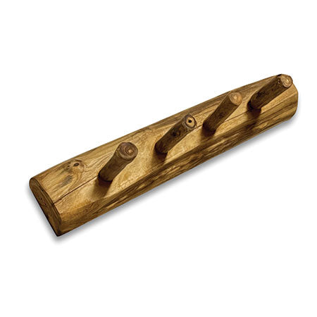 Log Coat Hanger made from Teak Wood