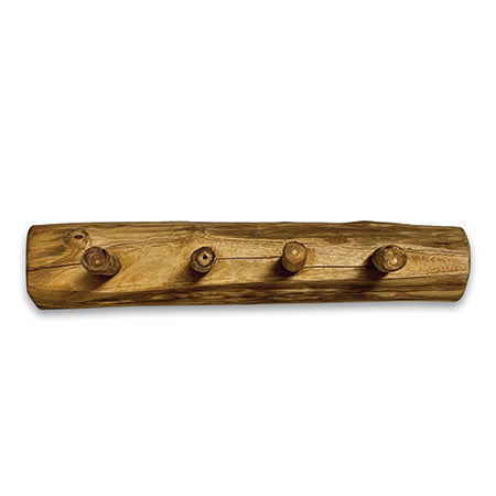 Log Coat Hanger made from Teak Wood