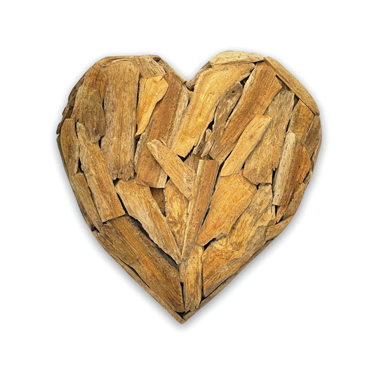Root Love Heart Wall Art Made From Driftwood