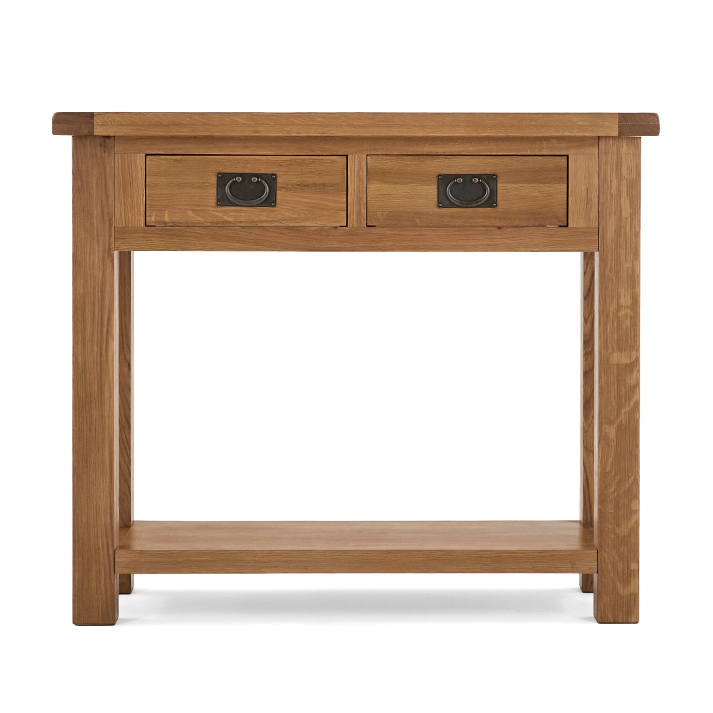 Sussex Oak Console Hall Table with Drawers