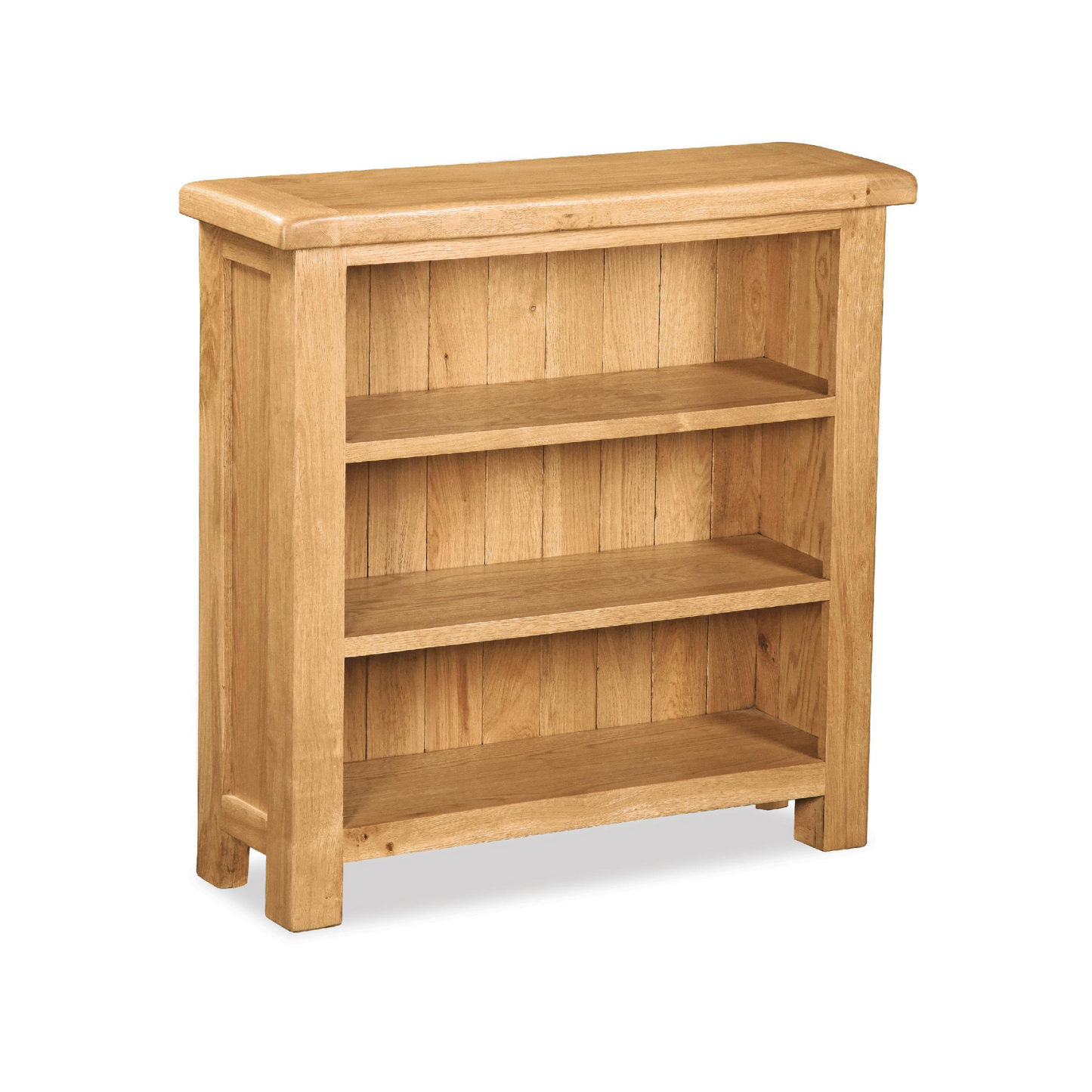 sussex oak low bookcase