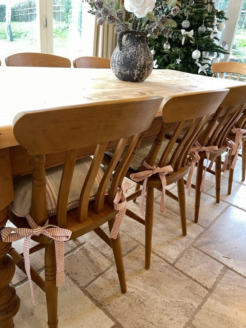 Pine Farmhouse Dining Chairs