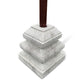 Grey Parasol Base Hand Crafted Granite and Marble