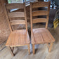 Solid Oak Dining Chairs