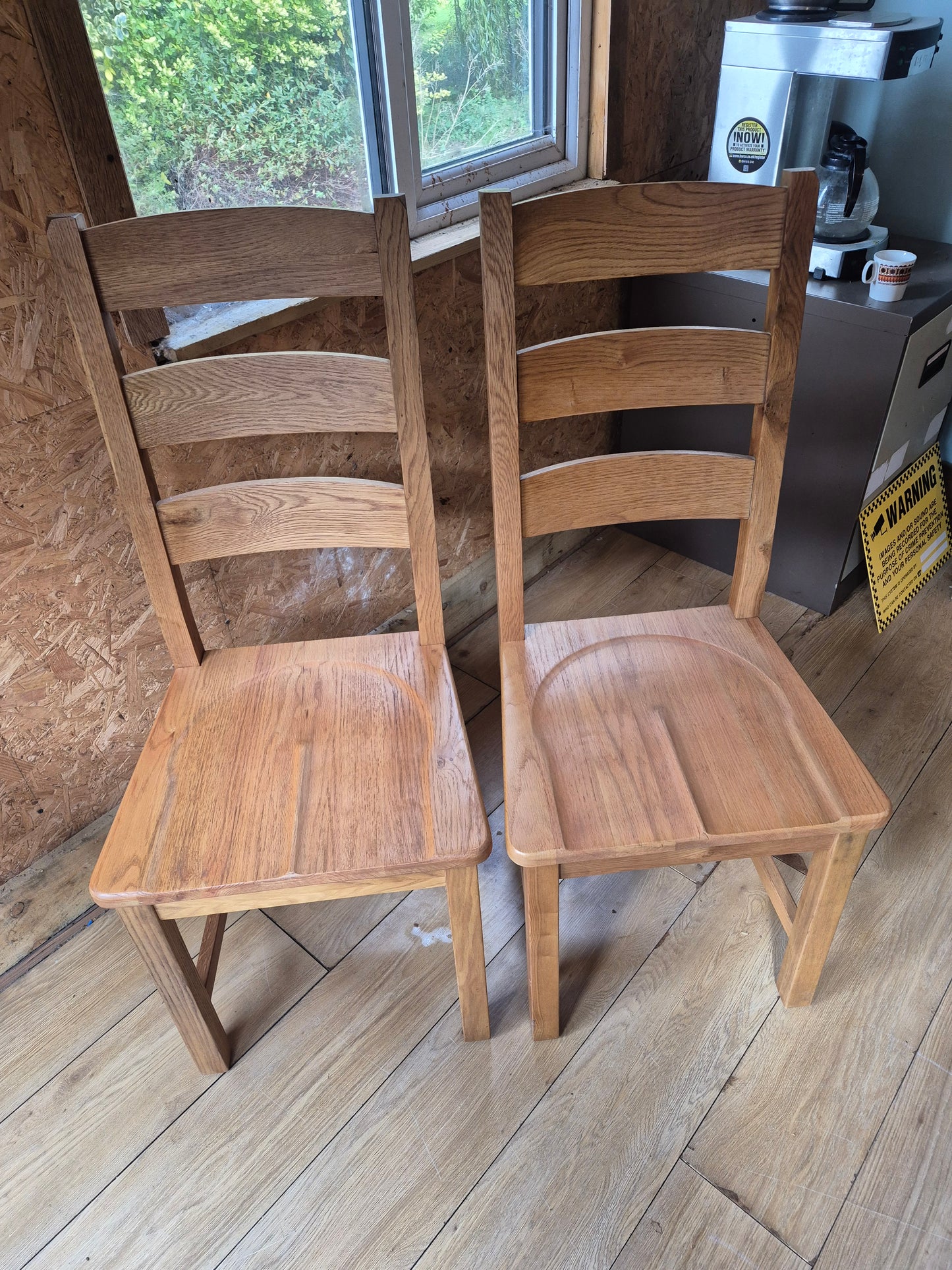 Solid Oak Dining Chairs