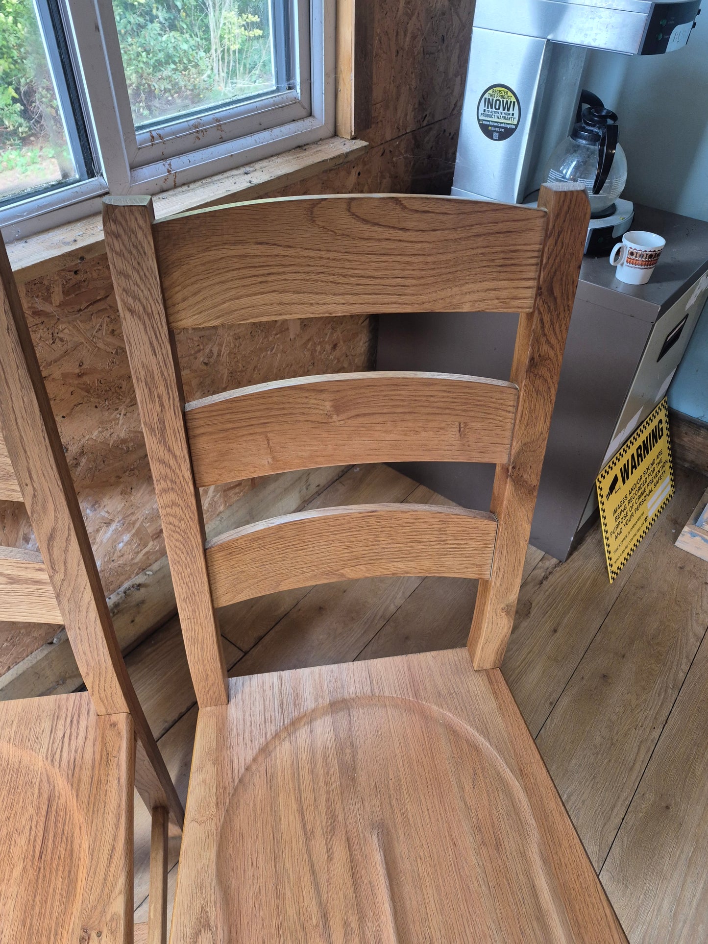 Solid Oak Dining Chairs
