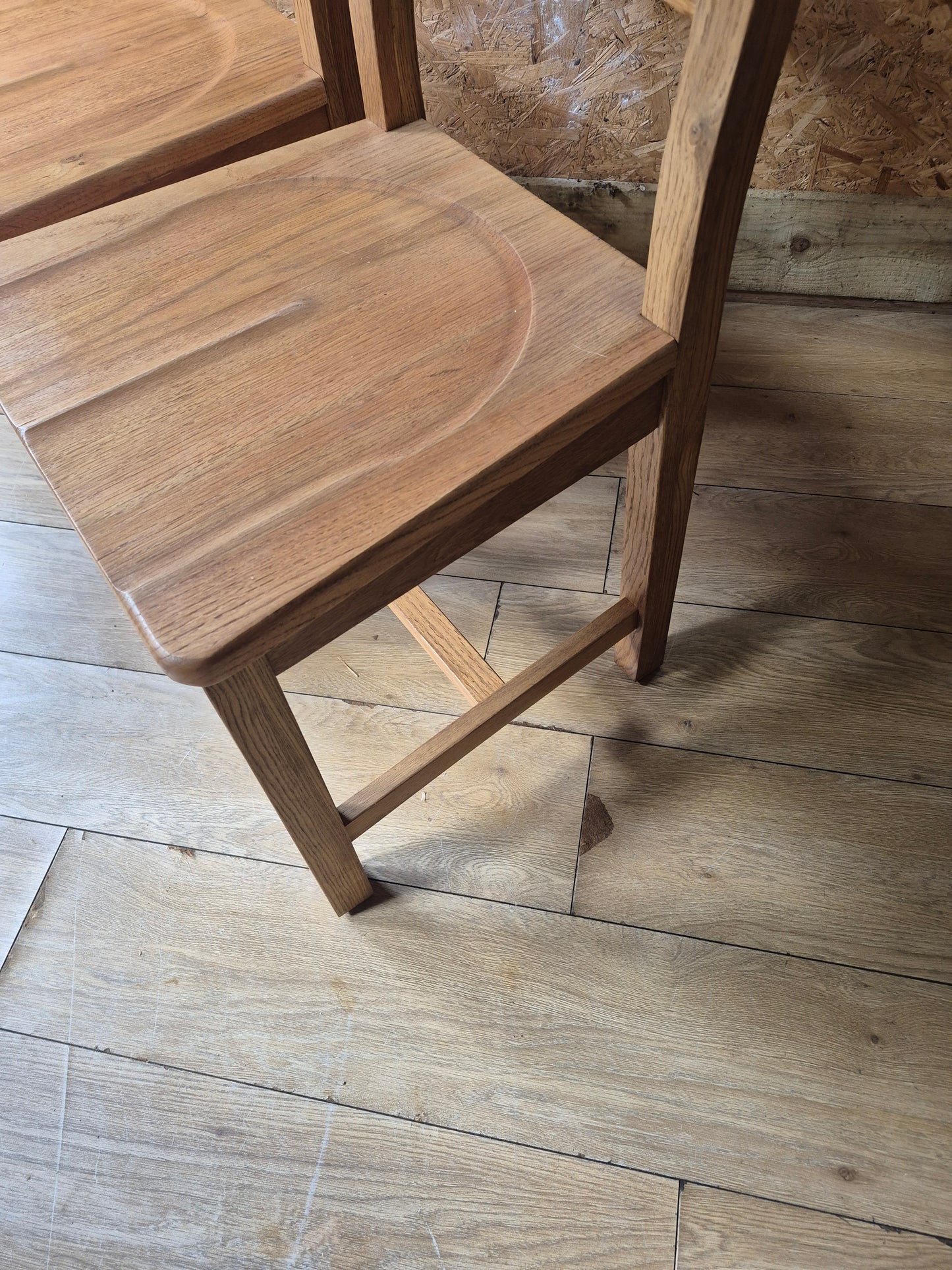Solid Oak Dining Chairs