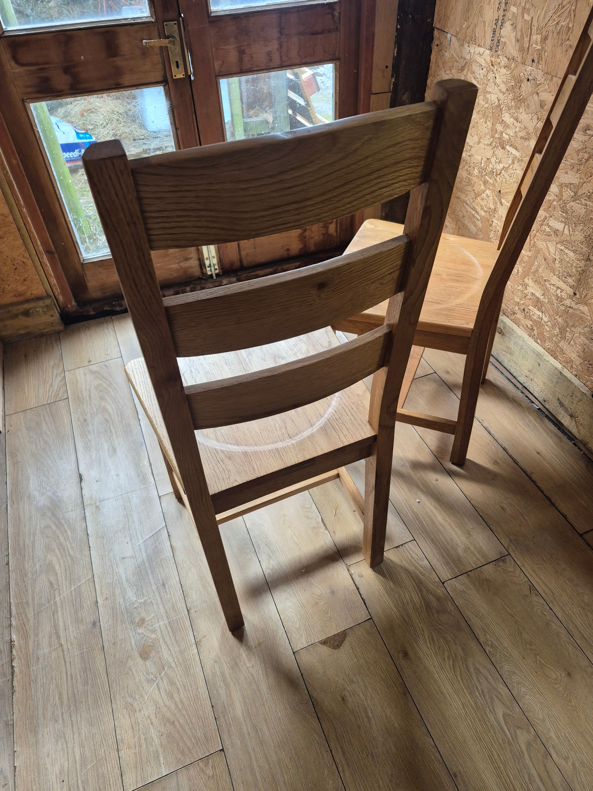 Solid Oak Dining Chairs
