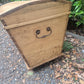 Antique Pine Blanket Box Toy Box Chest