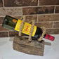 Driftwood & Rope Wine Holder Tilted