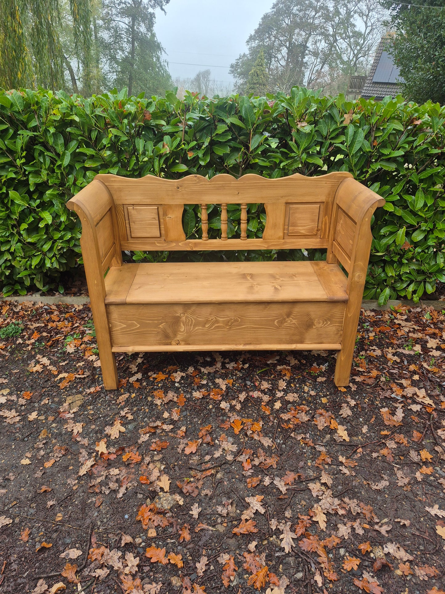 Pine Bench Settle, Shoe Box, Toy Box, Hall Bench