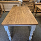 Farmhouse Table with Painted Legs 5' x 3'