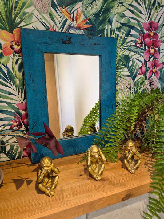 Vintage Reclaimed Wood Mirror