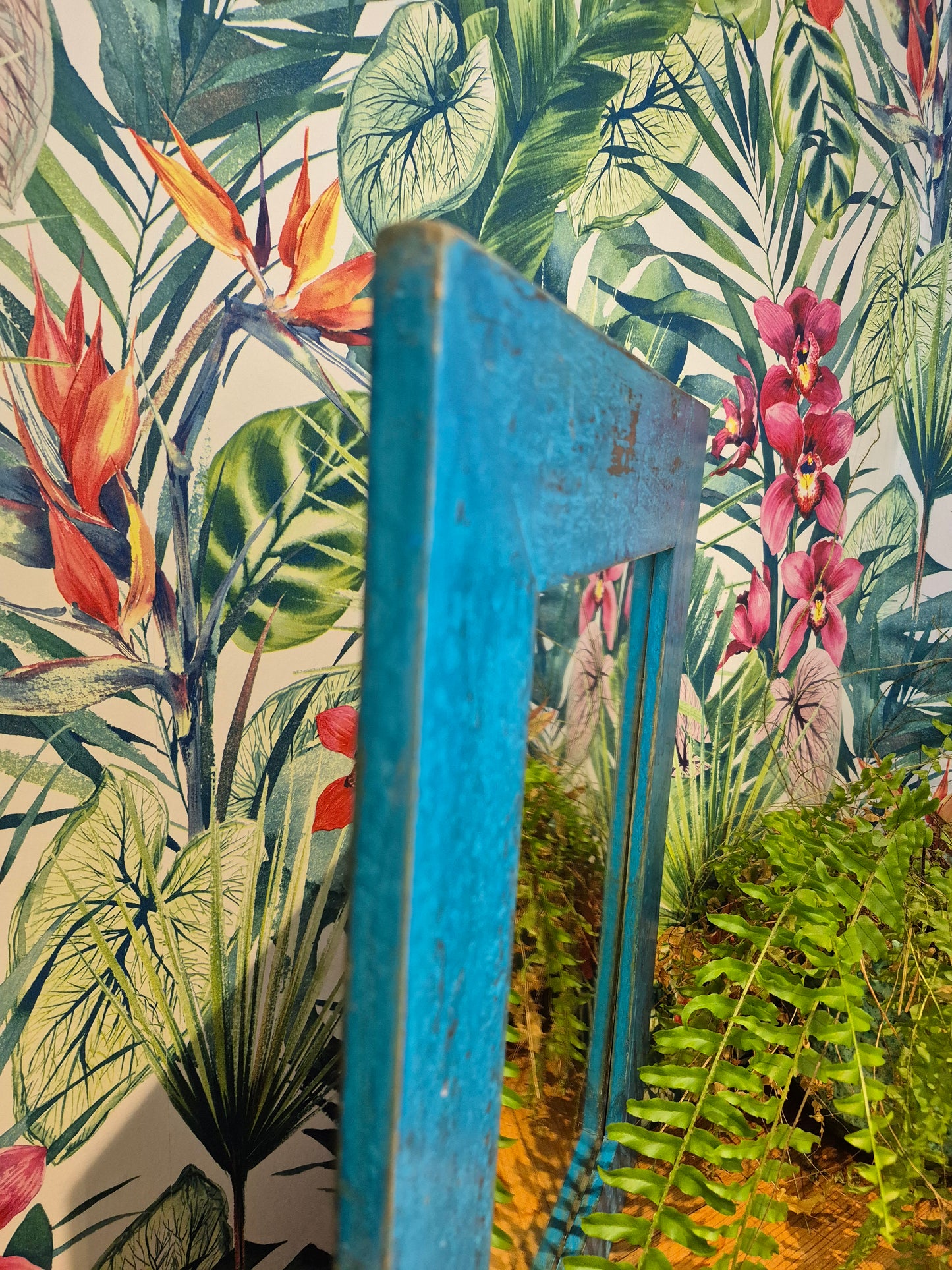Vintage Reclaimed Wood Mirror