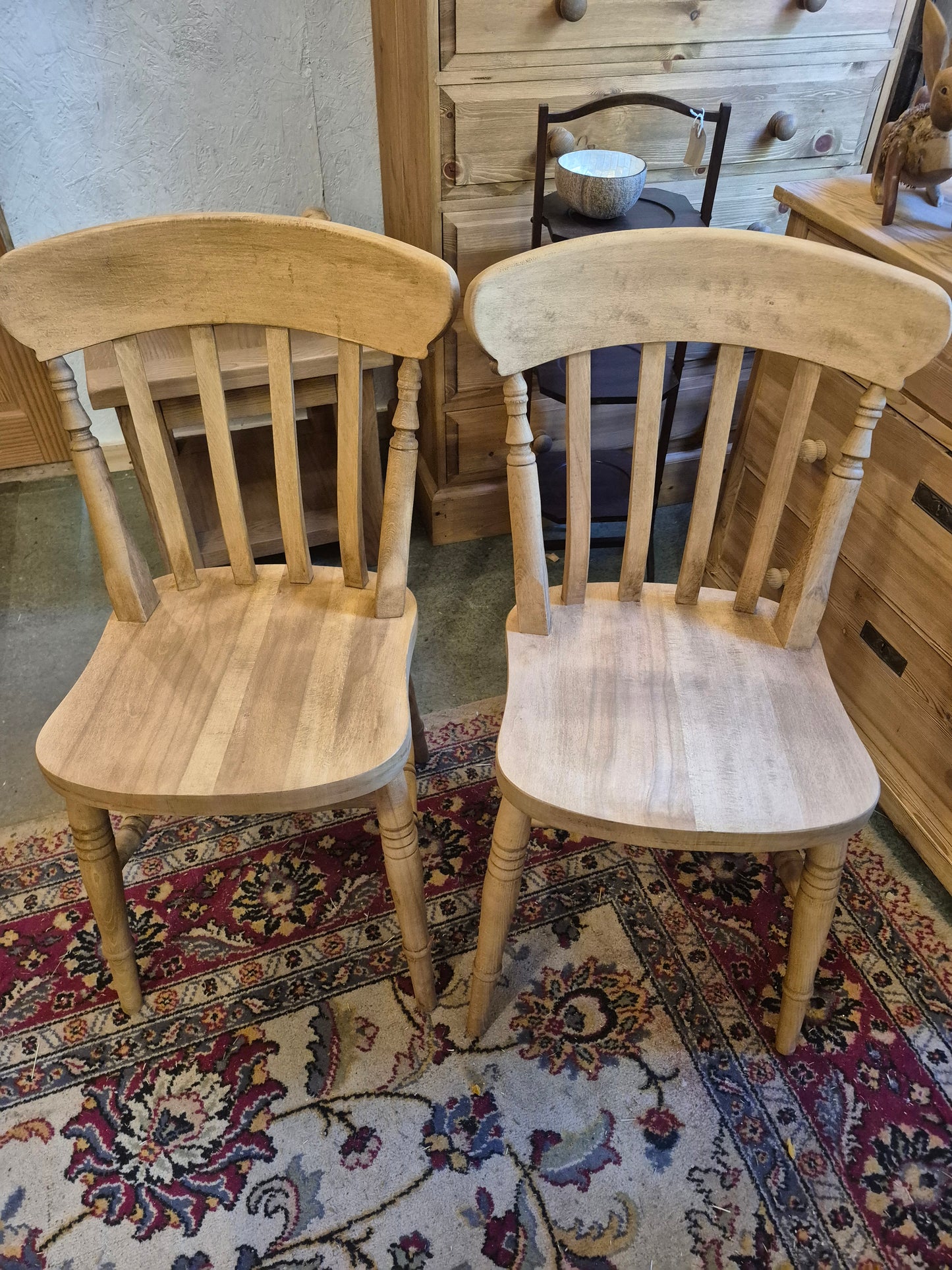 Slat Back Farmhouse Chairs