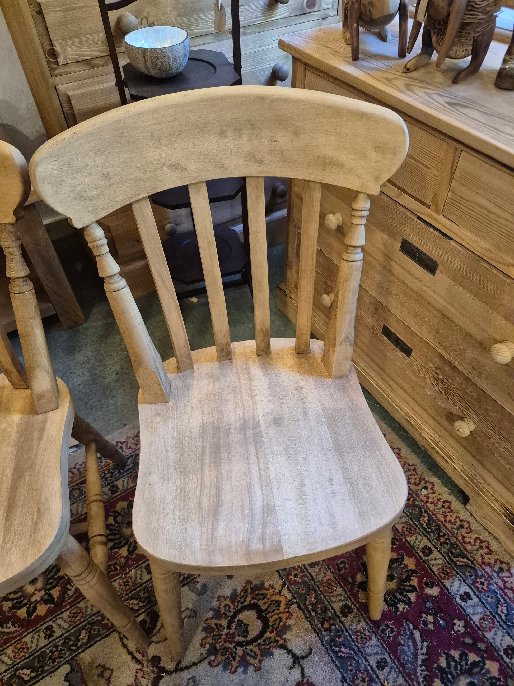 Slat Back Farmhouse Chairs
