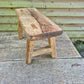 Small Rustic Foot Stool, Step, Side Table 