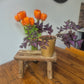 Small Rustic Foot Stool, Step, Side Table 