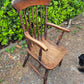 Antique High Back Grandad Carver Chair