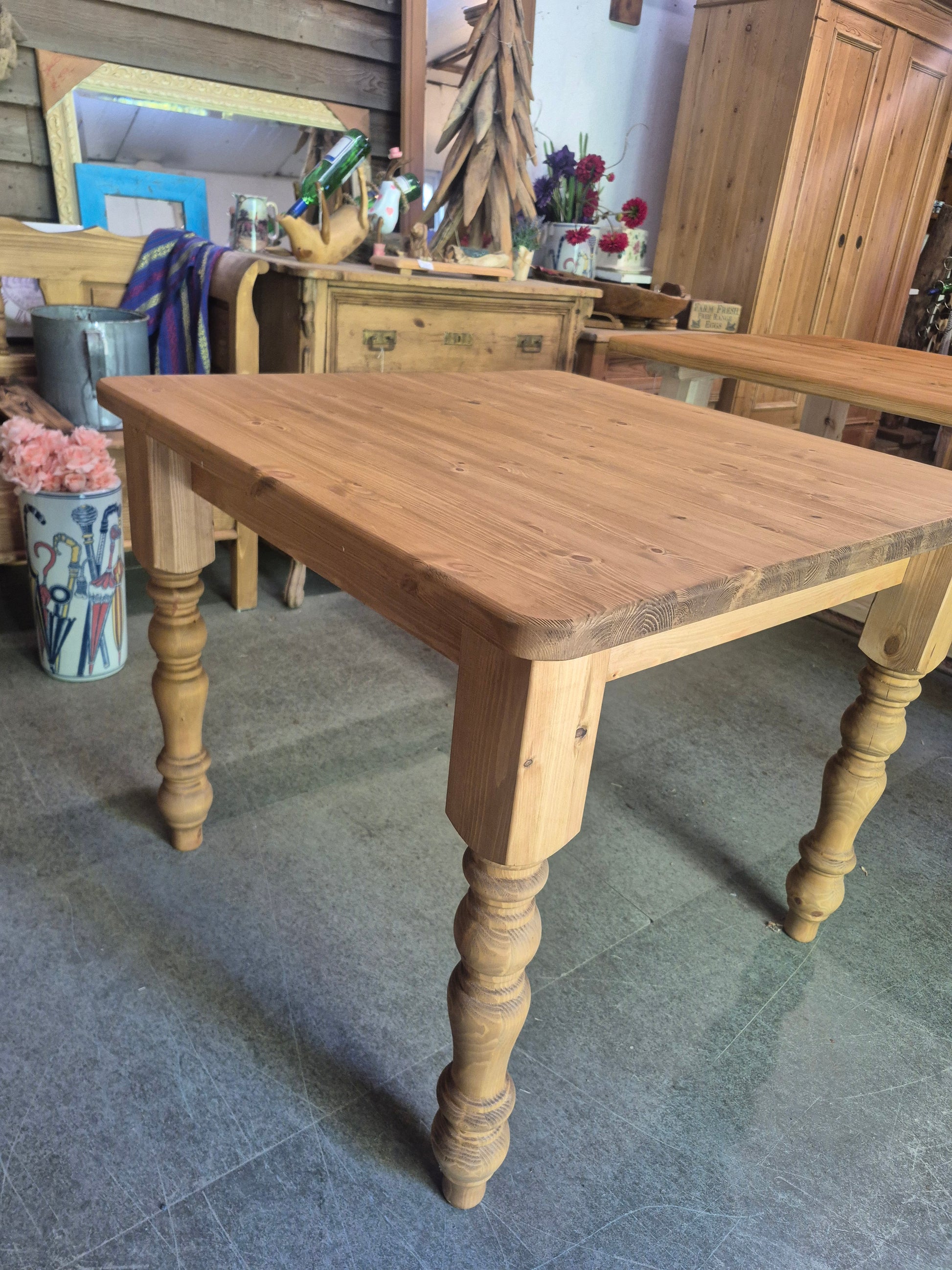 Square Pine Farmhouse Table 3' x 3'