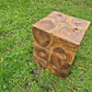 Root Block Column Side Lamp Table Stool