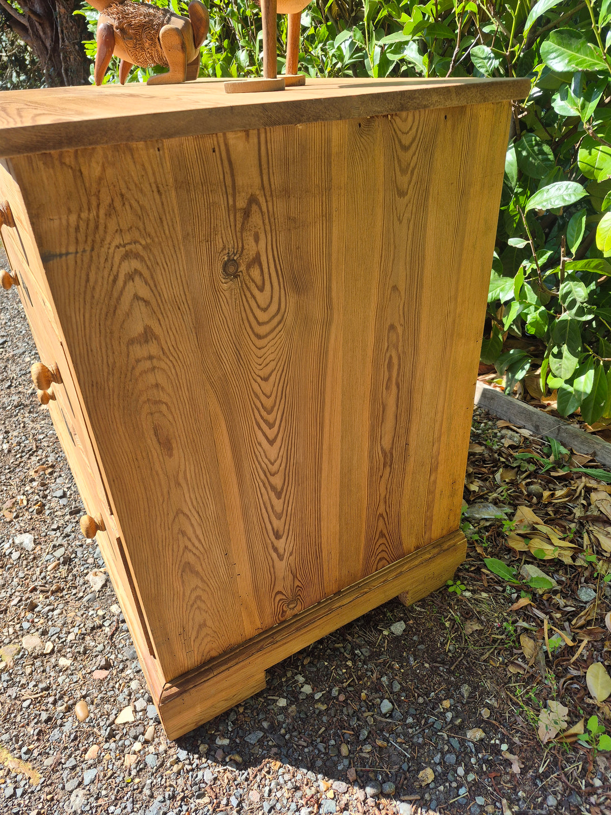 Antique Pitch Pine Chest of Drawers