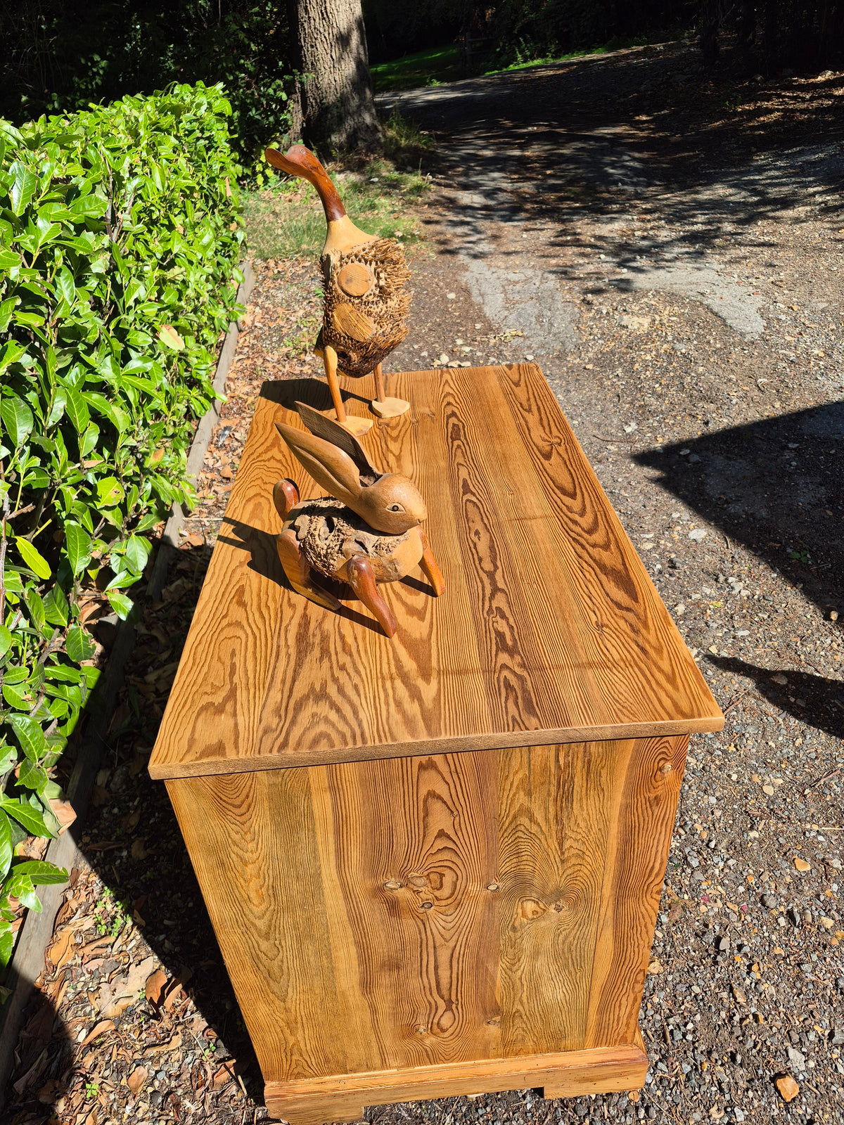 Antique Pitch Pine Chest of Drawers