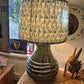 Ceramic Green Lamp with Shade 
