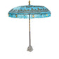 Garden Ceremonial Material Parasols Hand Made in Bali, Green, Mint, Orange, Pink, Blue, Yellow