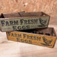 Wooden Egg Box Free Range Eggs Kitchen Storage Box, dozen eggs