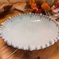 Large Grey Bobble Edged Bowl, Fruit Bowl, Decorative Bowl