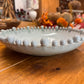 Large Grey Bobble Edged Bowl, Fruit Bowl, Decorative Bowl