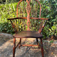 Antique 19th Century Windsor Hoop Back Oak Arm Chair