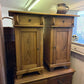 Pair of Antique Pine Bedside Cabinets Tables
